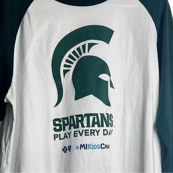 Michigan Spartans Rest primary tea. Adult size medium. Long sleeve. - Picture 3 of 6